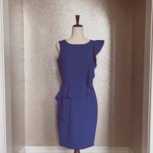 Calvin Klein dress, royal blue, size 6,